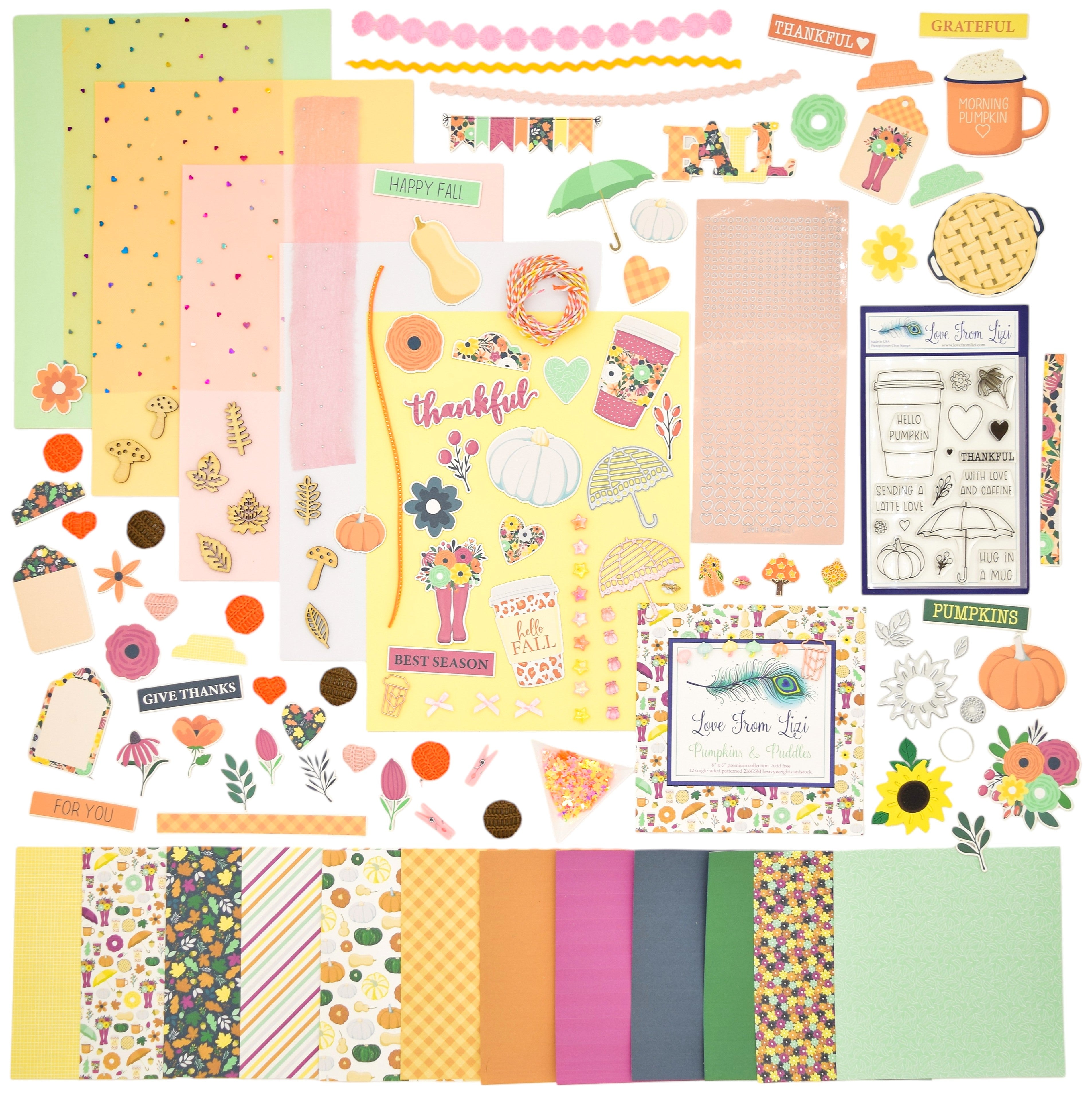 LFL October 26 Card Kit - Pumpkins & Puddles