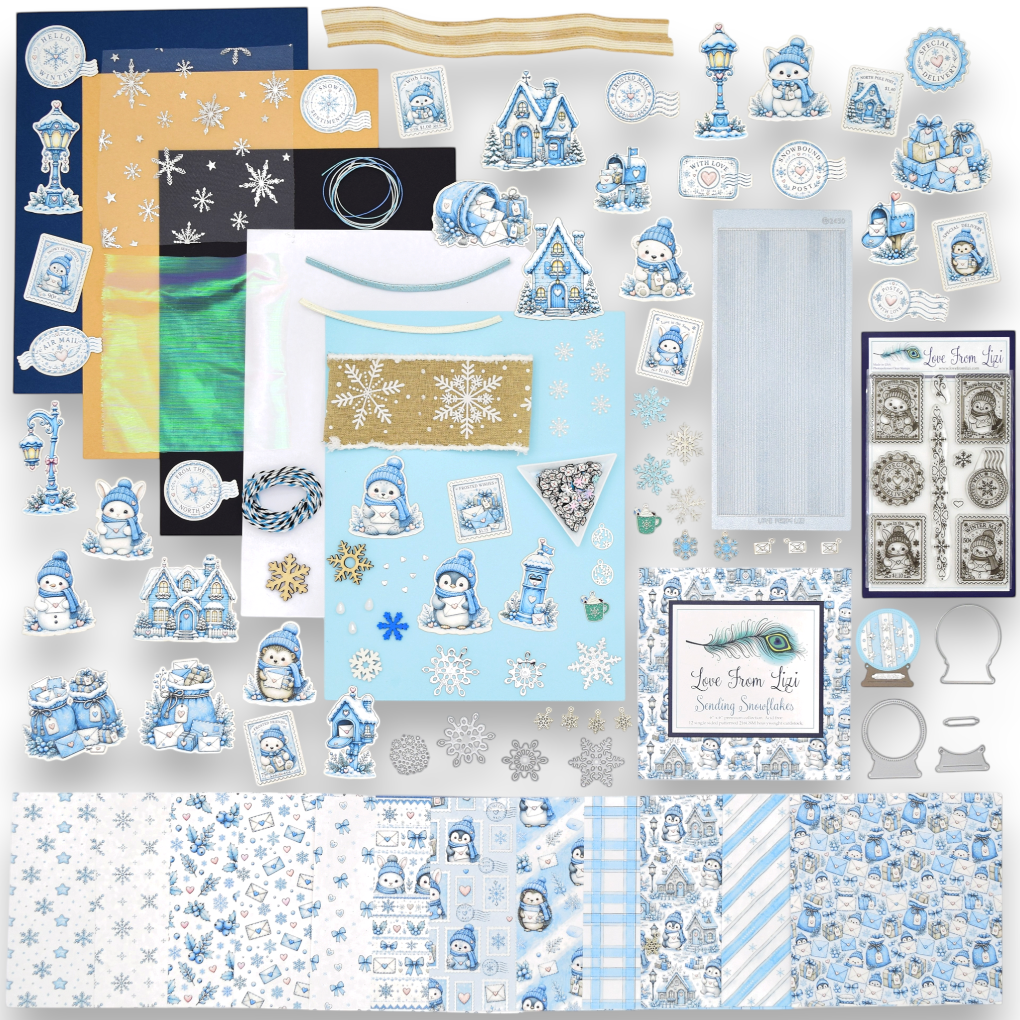 LFL November 26 Card Kit - Sending Snowflakes
