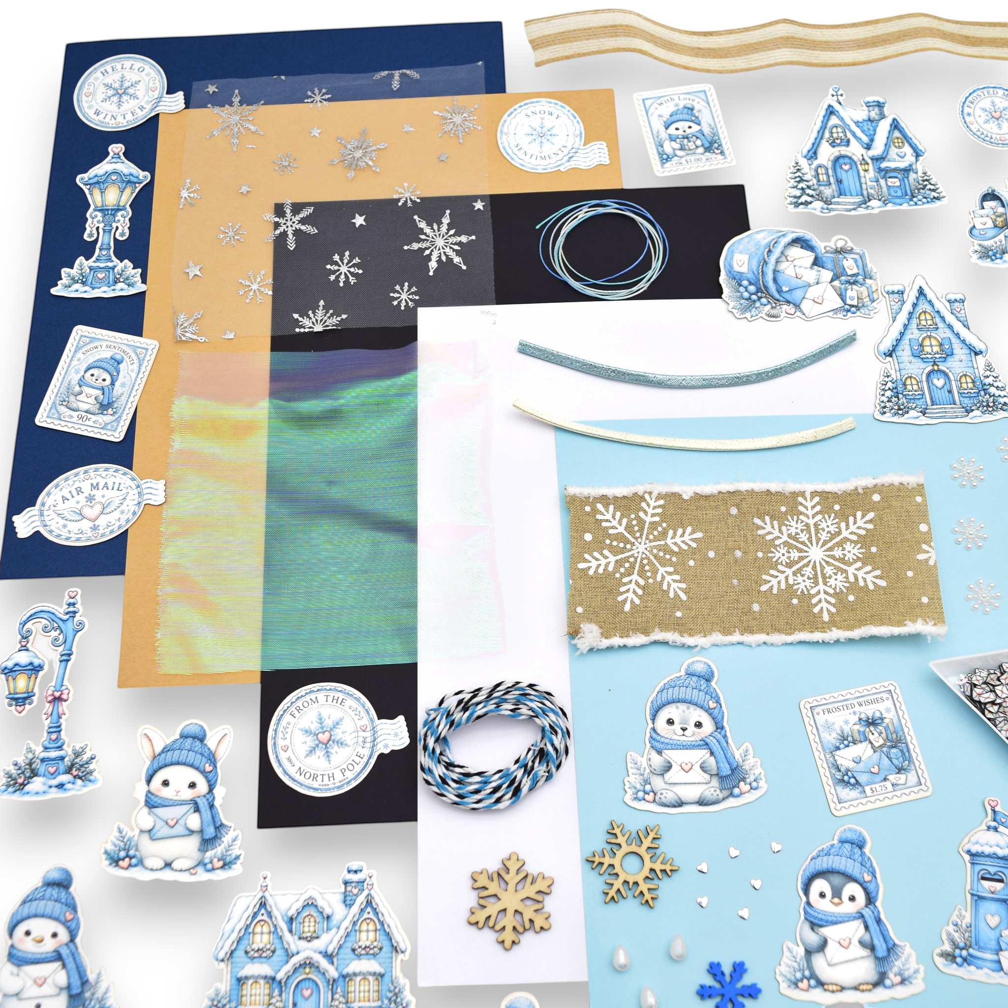 LFL November 26 Card Kit - Sending Snowflakes
