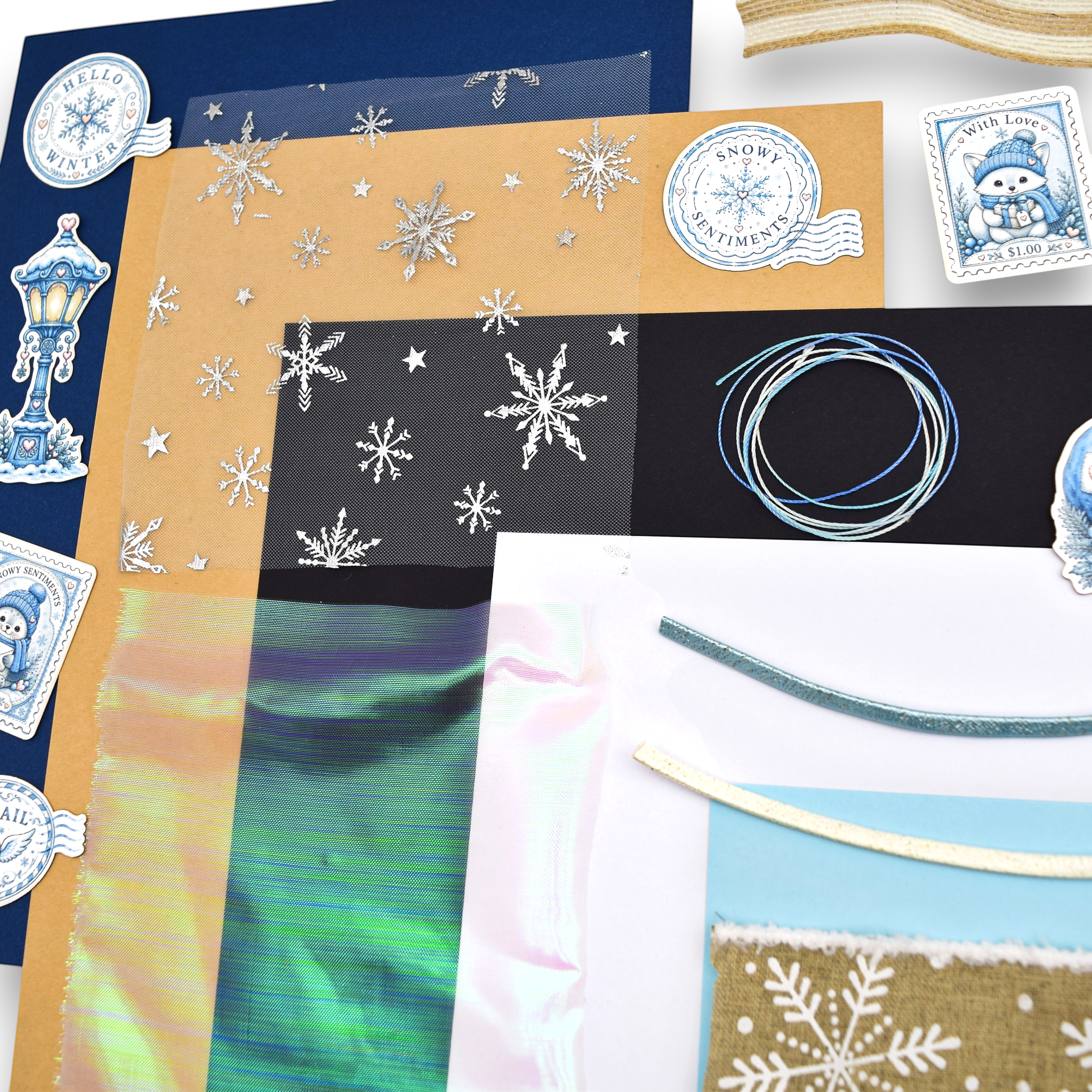 LFL November 26 Card Kit - Sending Snowflakes