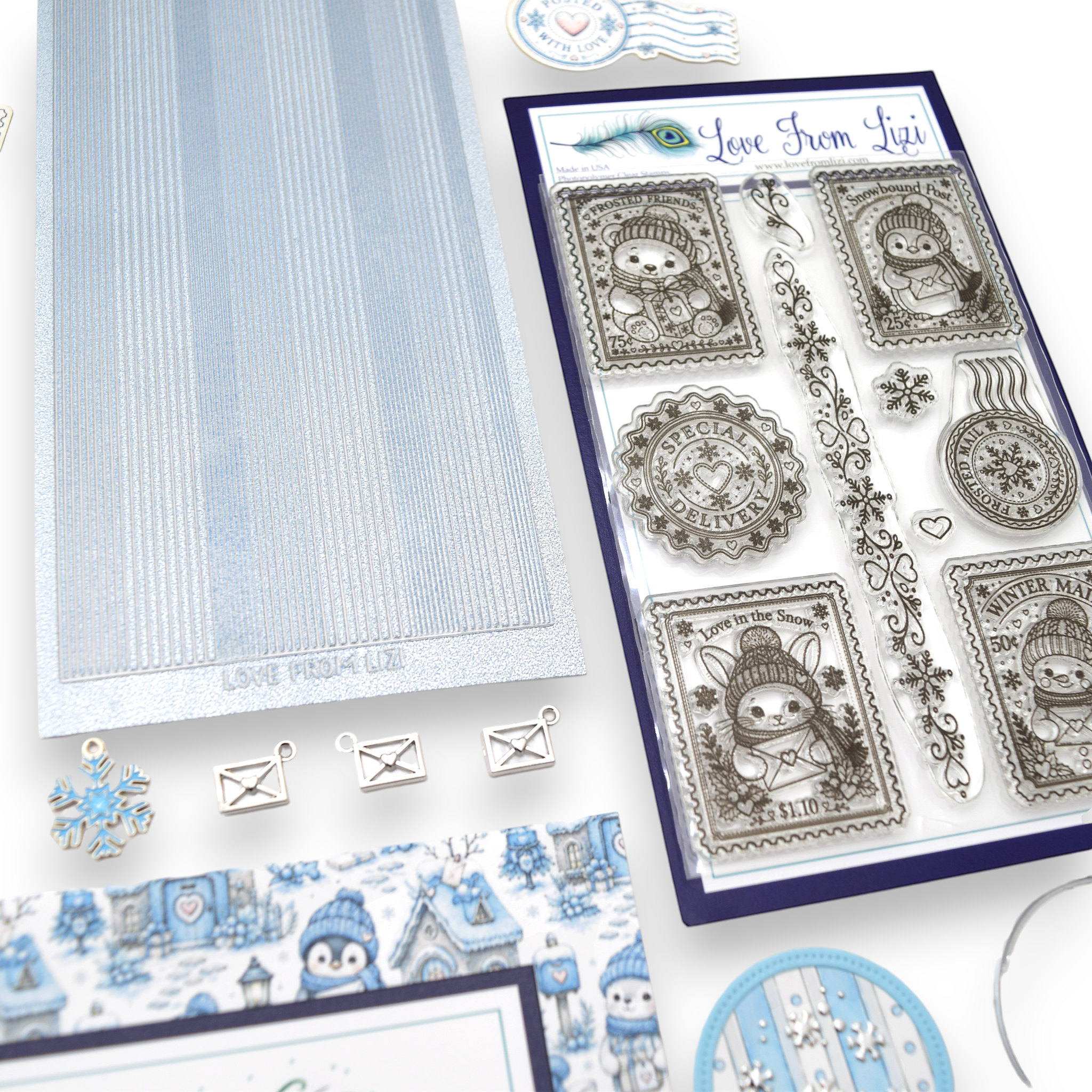 LFL November 26 Card Kit - Sending Snowflakes