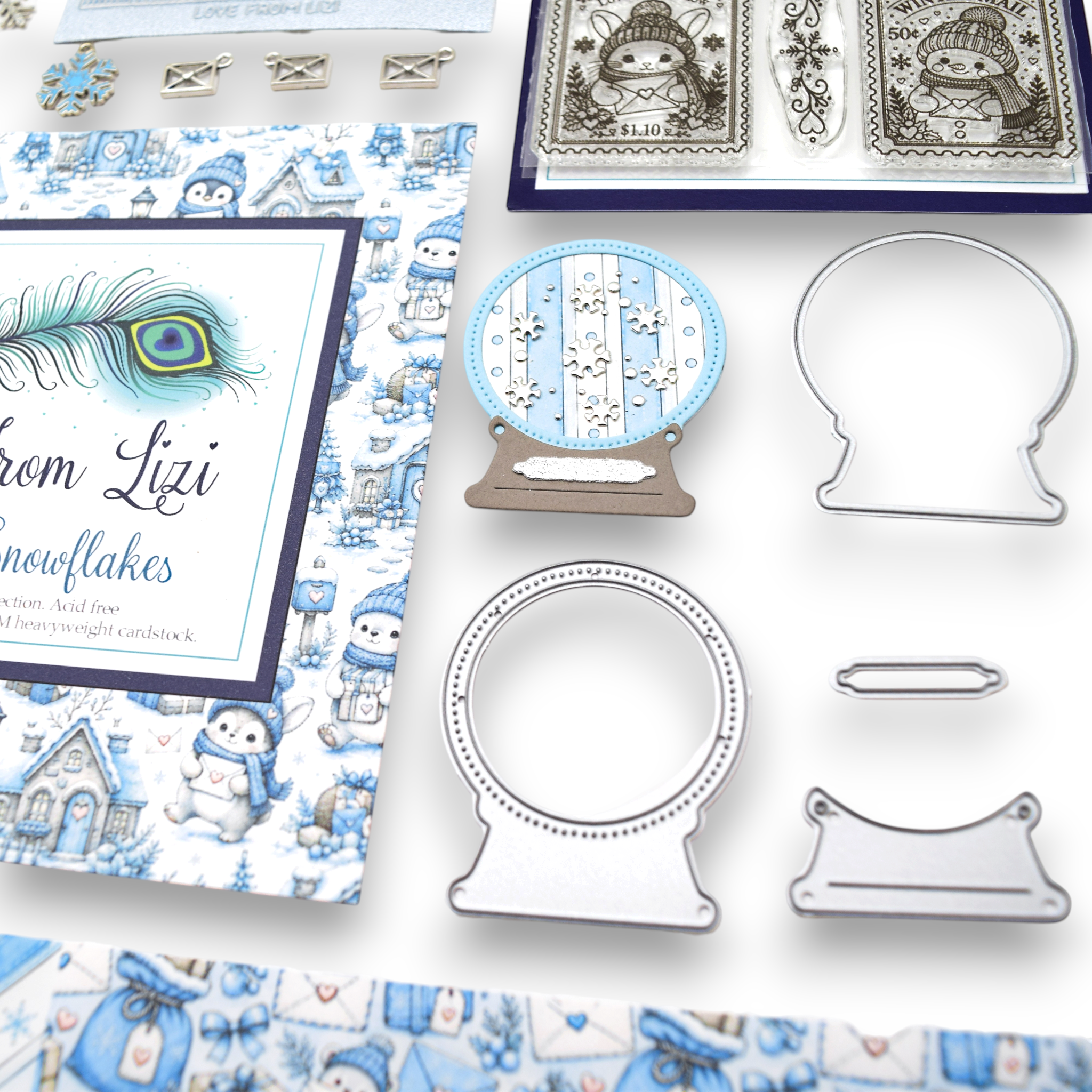 LFL November 26 Card Kit - Sending Snowflakes