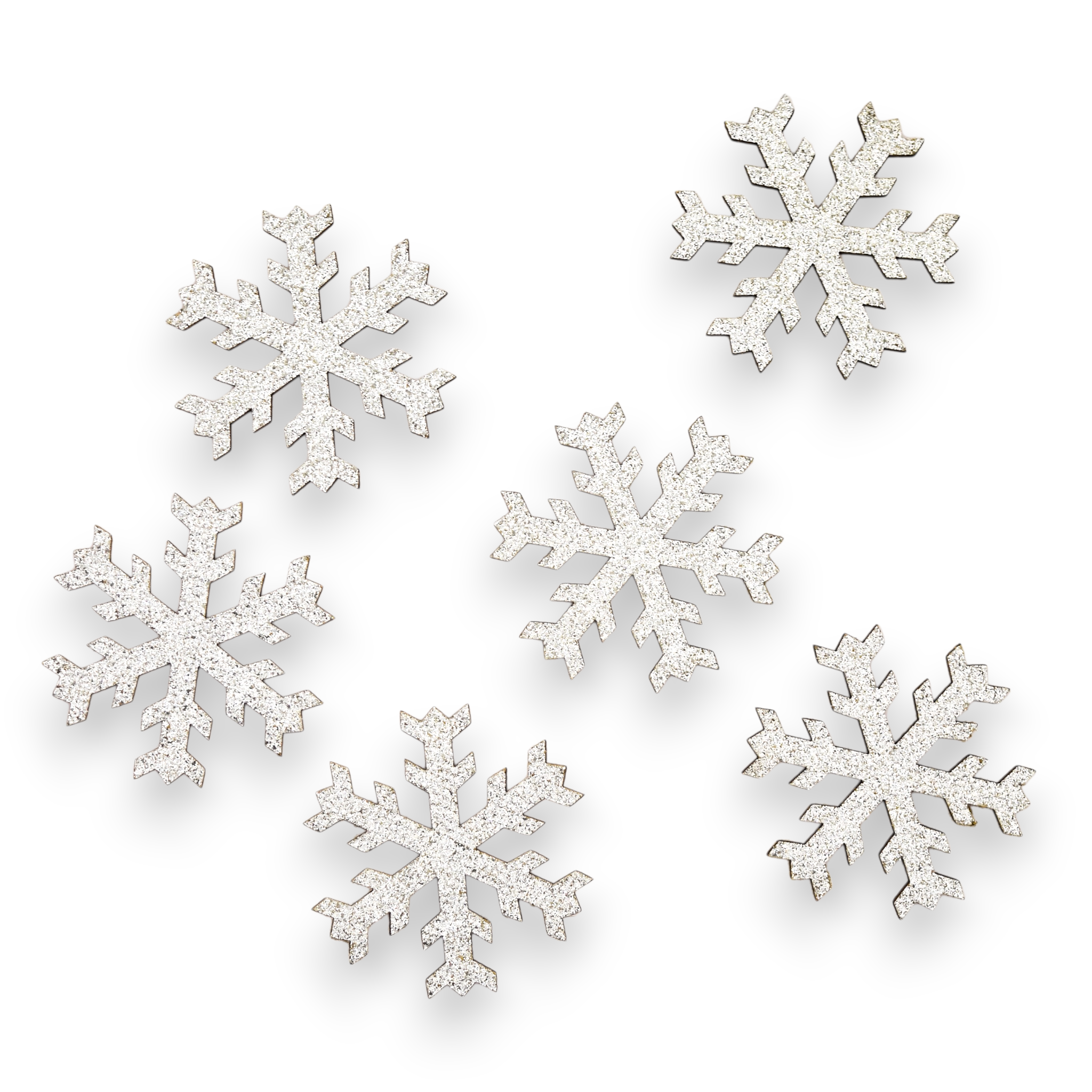 Sparkle Snowflakes - Wooden Pieces
