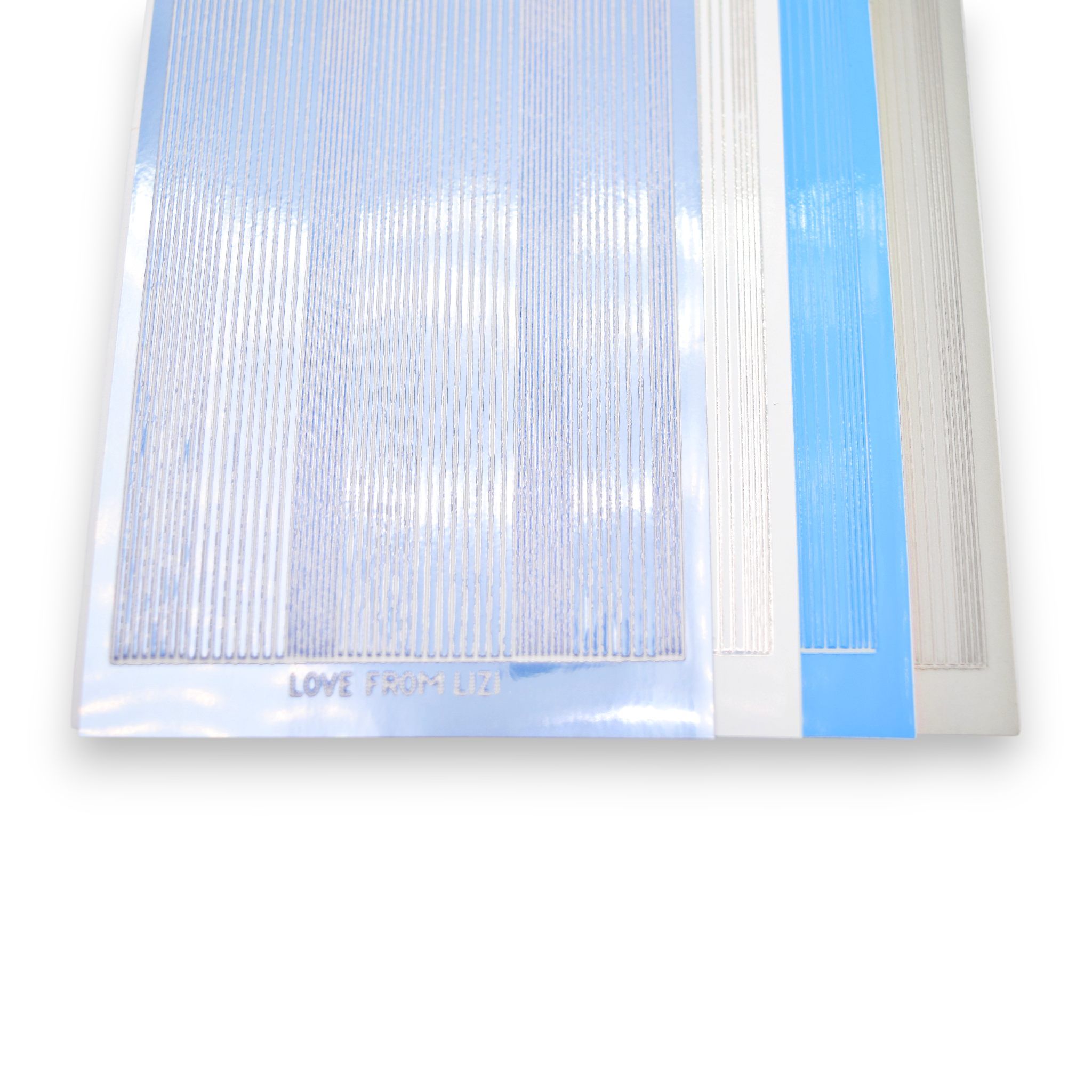 Sending Snowflakes - Pin Stripe Peel-Off 4 Pack