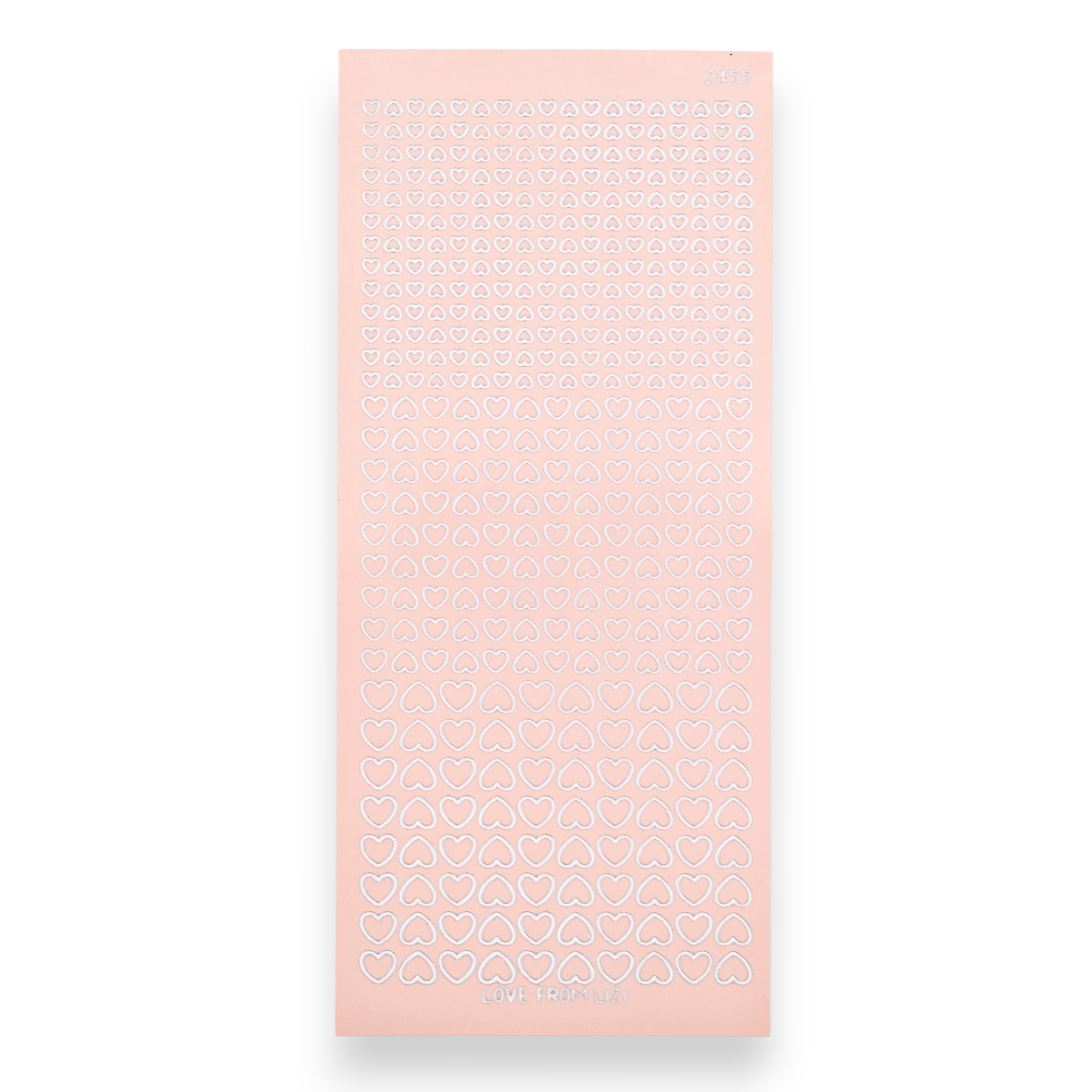 Mini Heart Mink Peel-Off Stickers