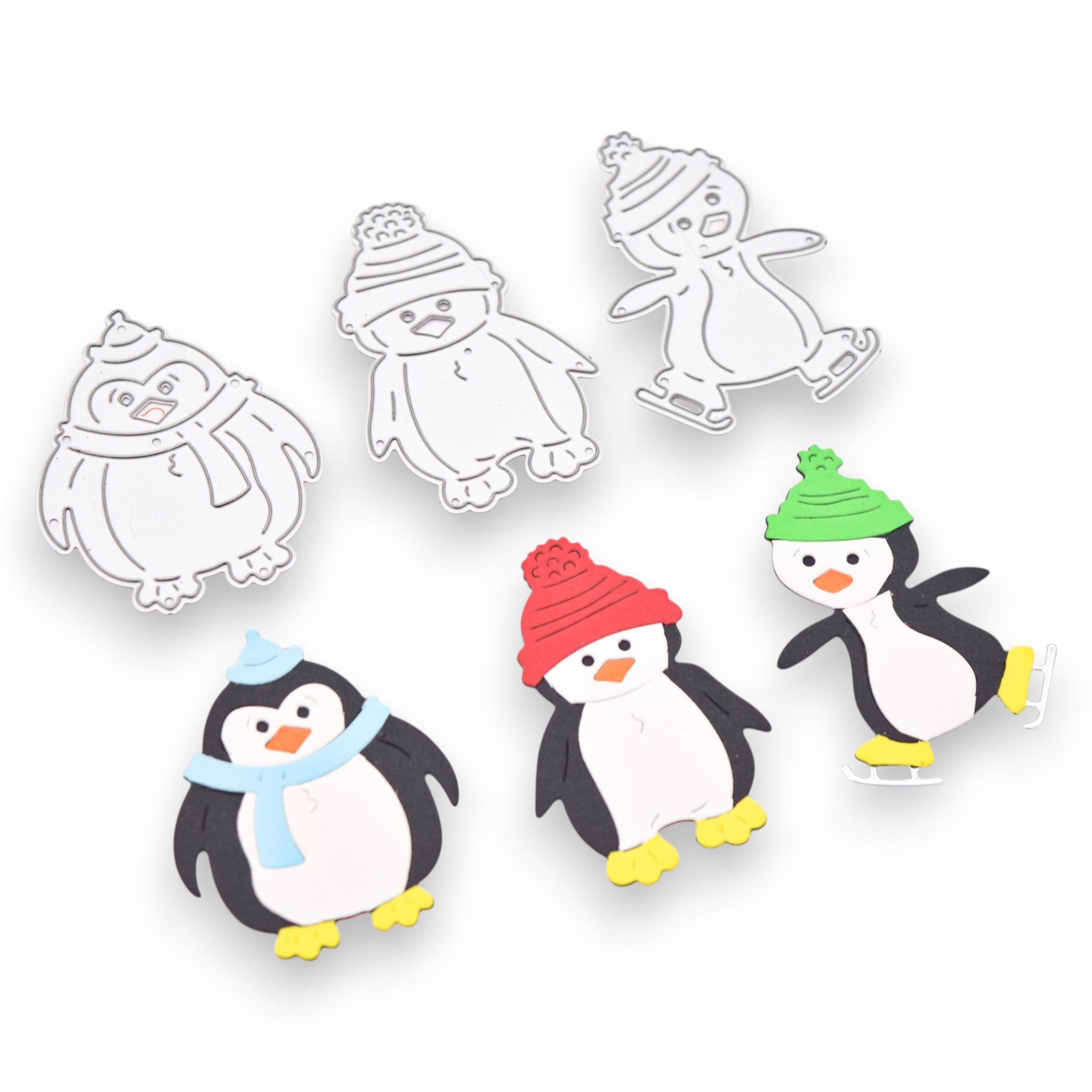 Penguin Pals Trio - Steel Cutting Die Set