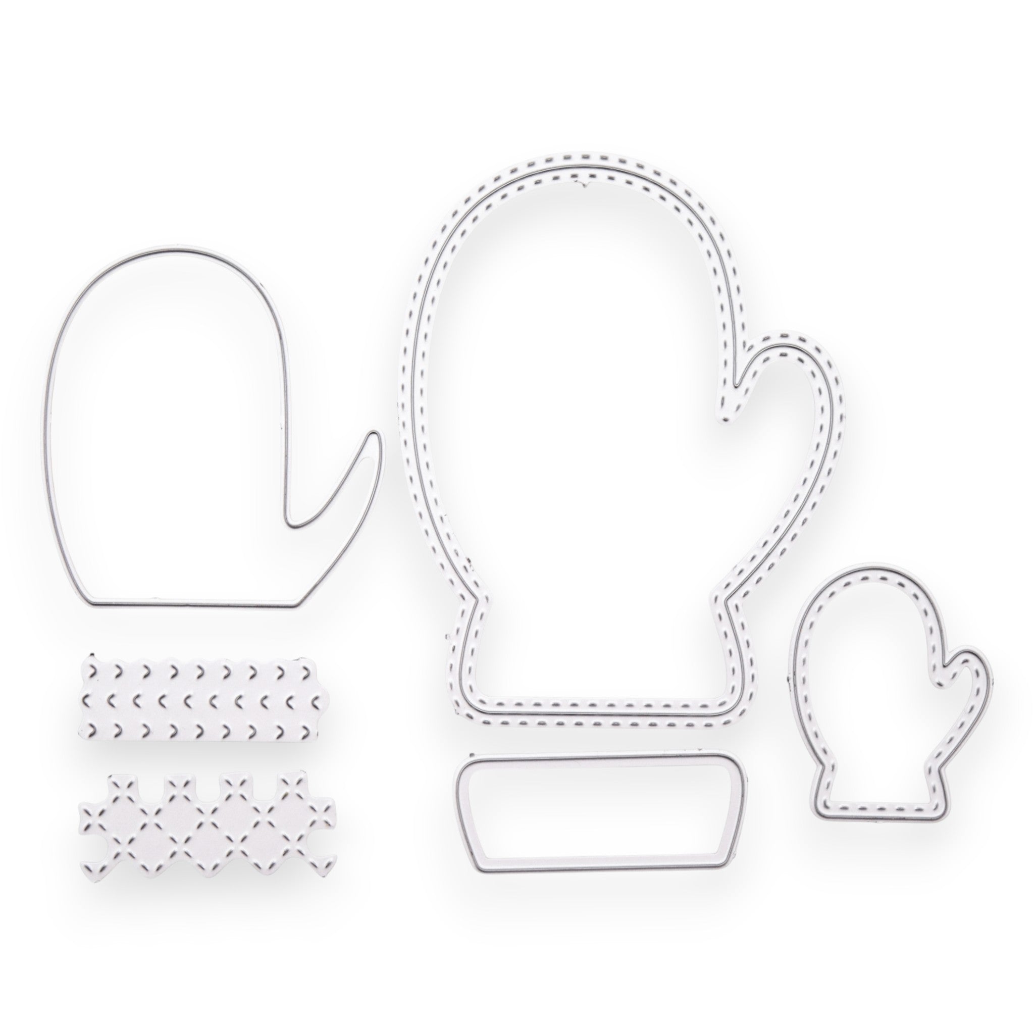Stitched Mittens - Steel Cutting Die Set