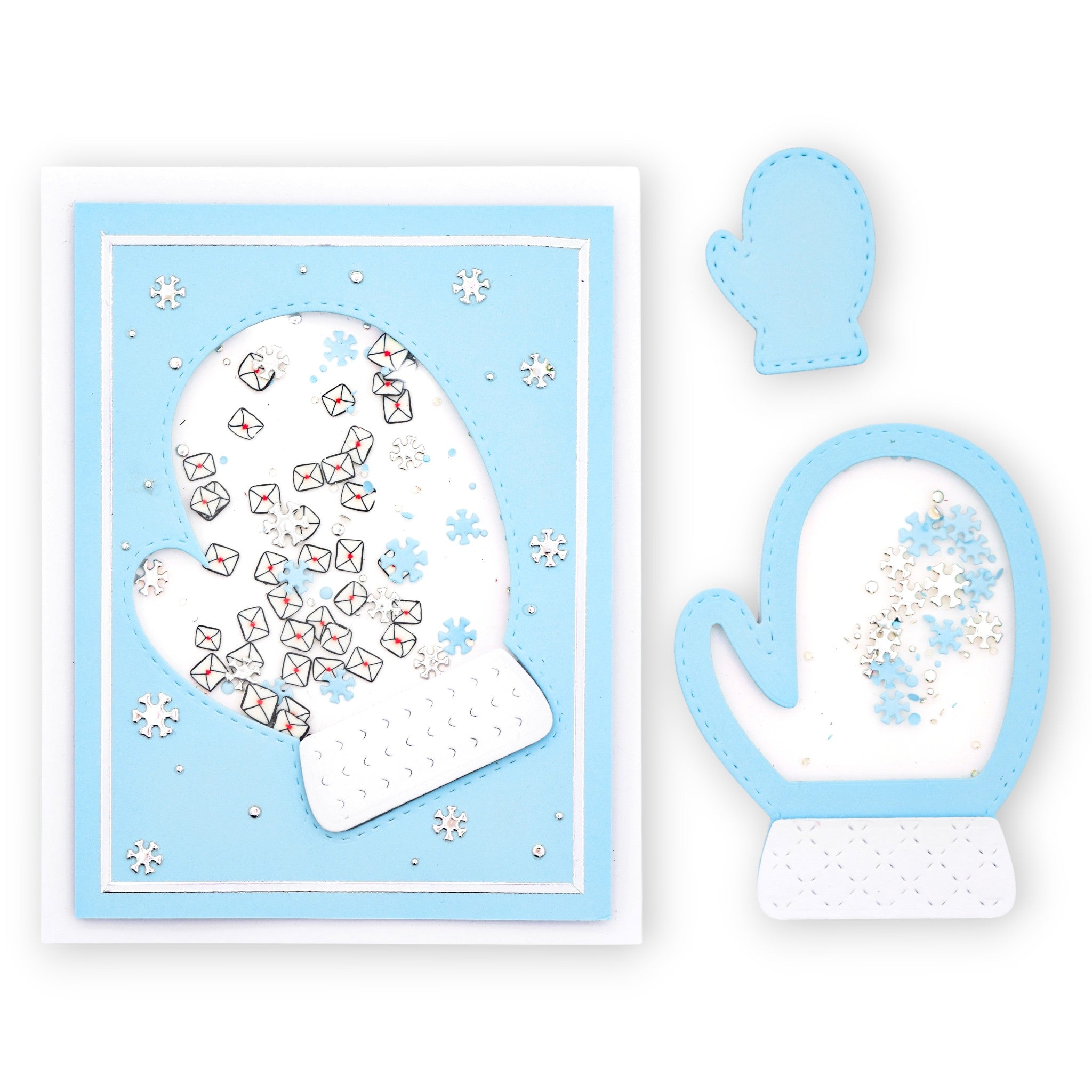 Stitched Mittens - Steel Cutting Die Set
