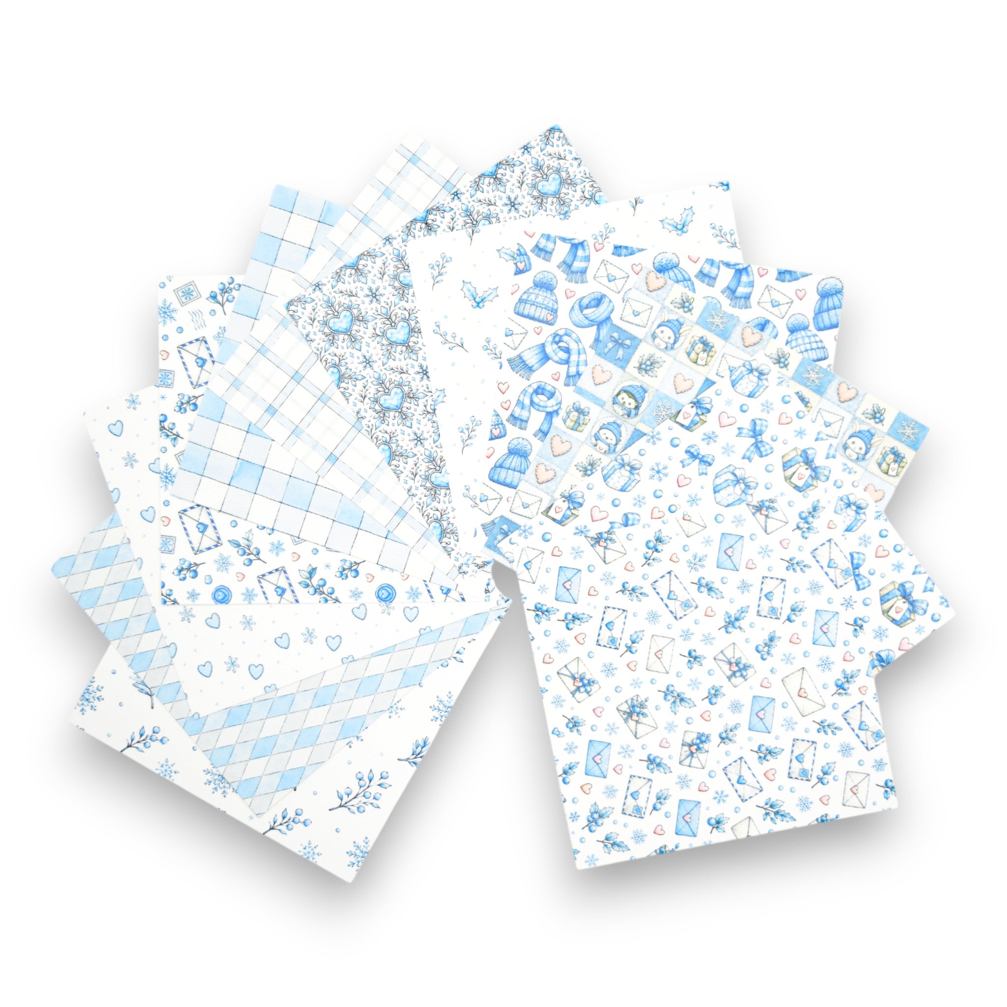 Snowy Letters - 6x6 Patterned Paper Pack
