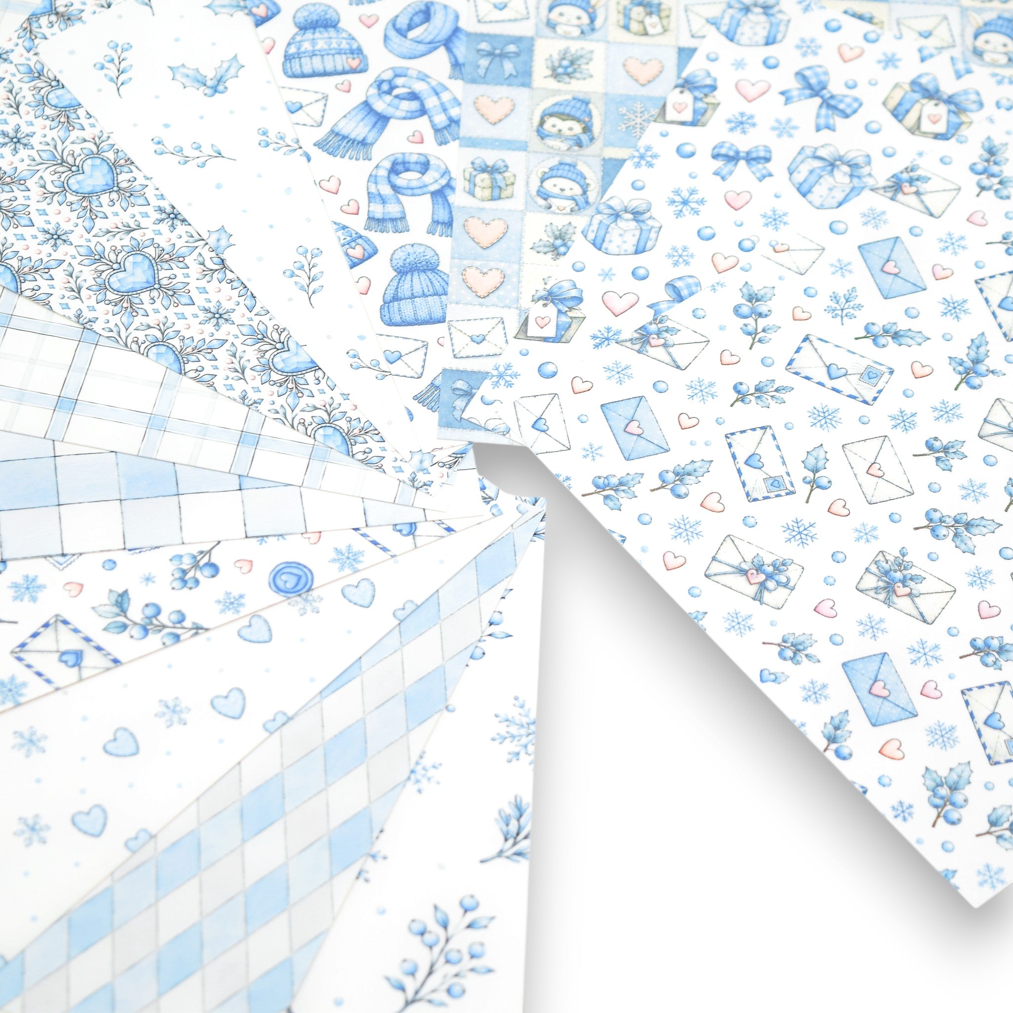 Snowy Letters - 6x6 Patterned Paper Pack