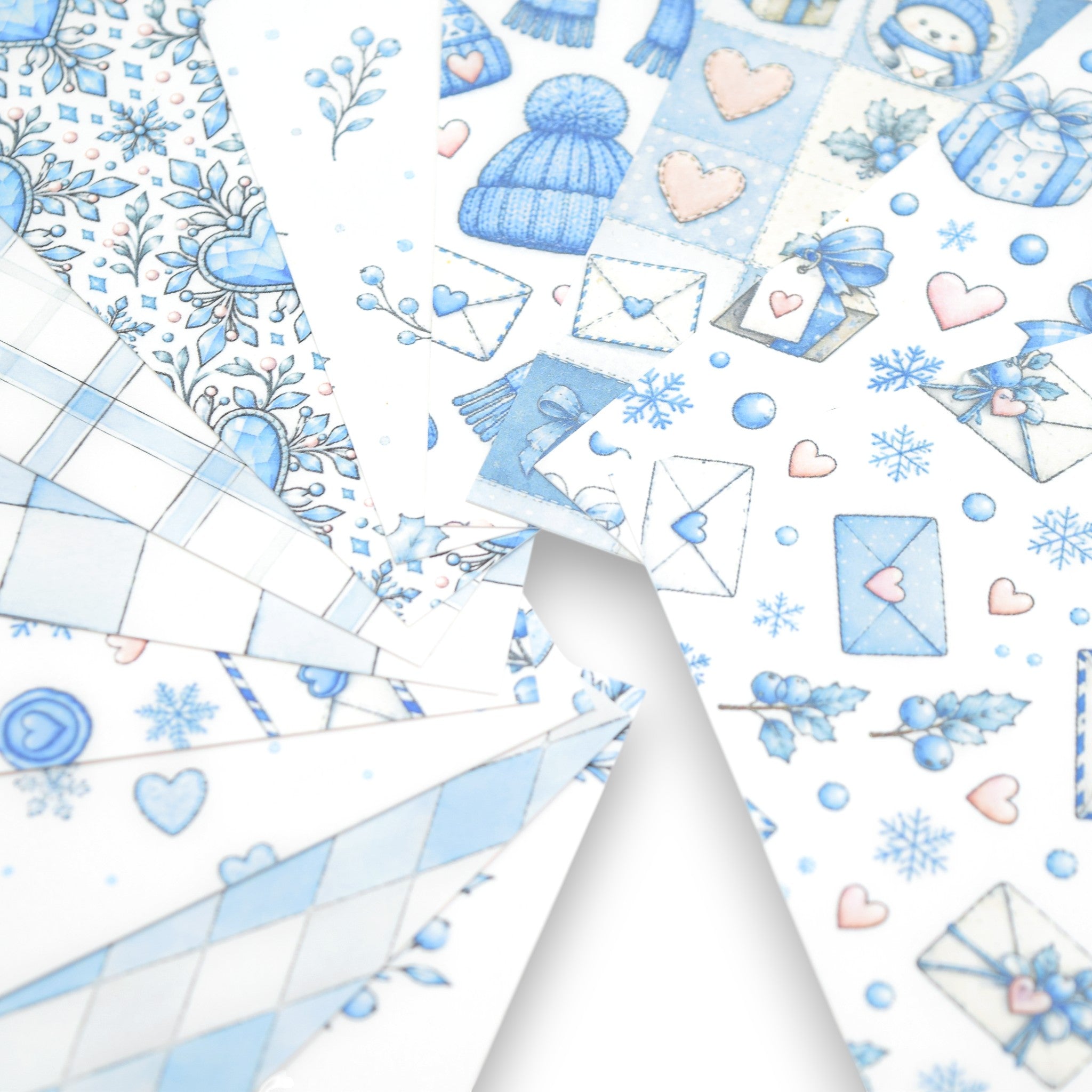 Snowy Letters - 6x6 Patterned Paper Pack