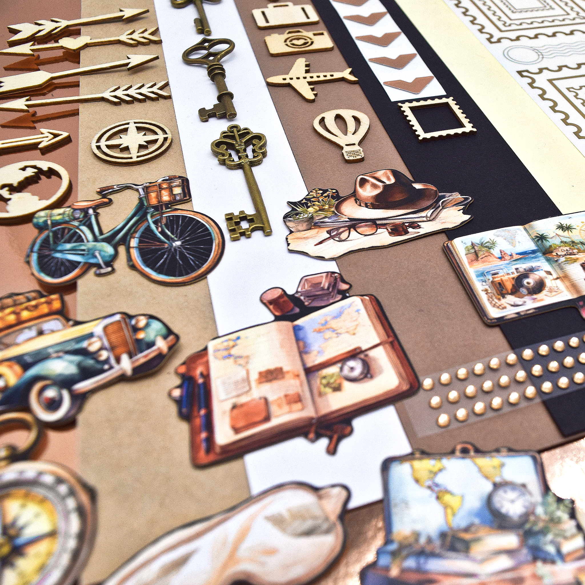 Vintage Escapes - Card Kit