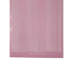 Pin Stripe Pink Iridescent Glitter Peel-Off Stickers