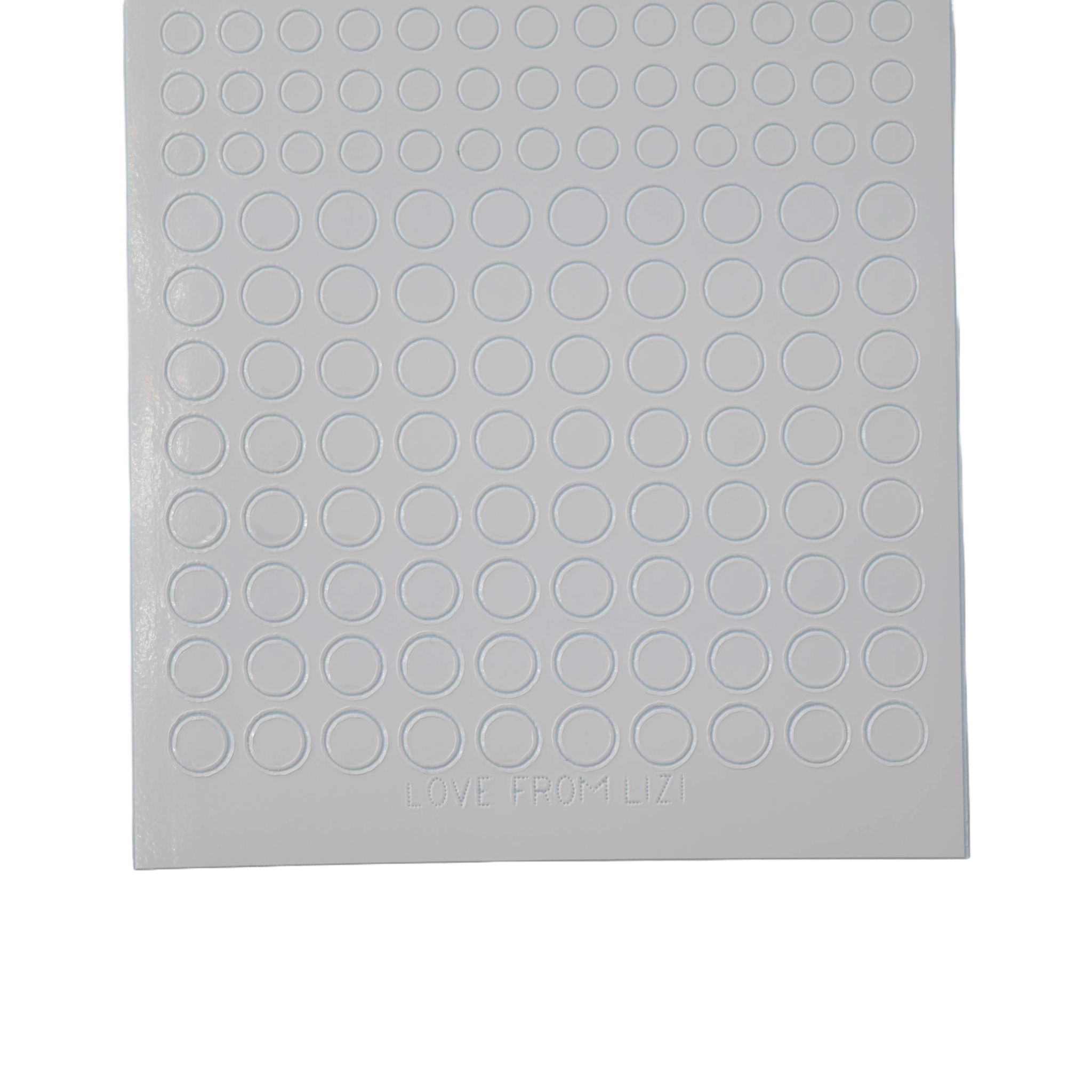 Mini Circles White Peel-Off Stickers