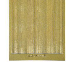 Pin Stripe Gold Moondust With Gold Finish Peel-Off Stickers