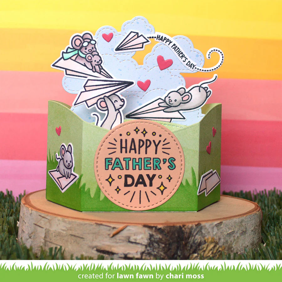 Just Plane Awesome Stamps by Lawn Fawn