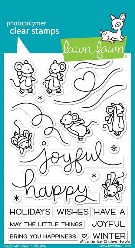 Mice On Ice Stamps by Lawn Fawn