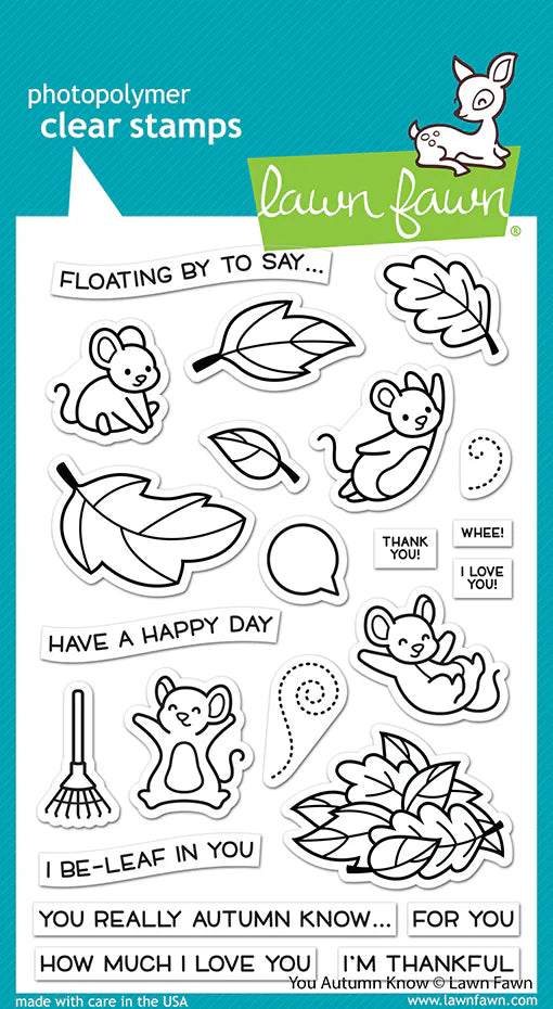 You Autumn Know Stamps by Lawn Fawn