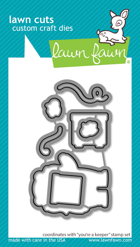 You're a keeper Stamps and Dies Bundle by Lawn Fawn
