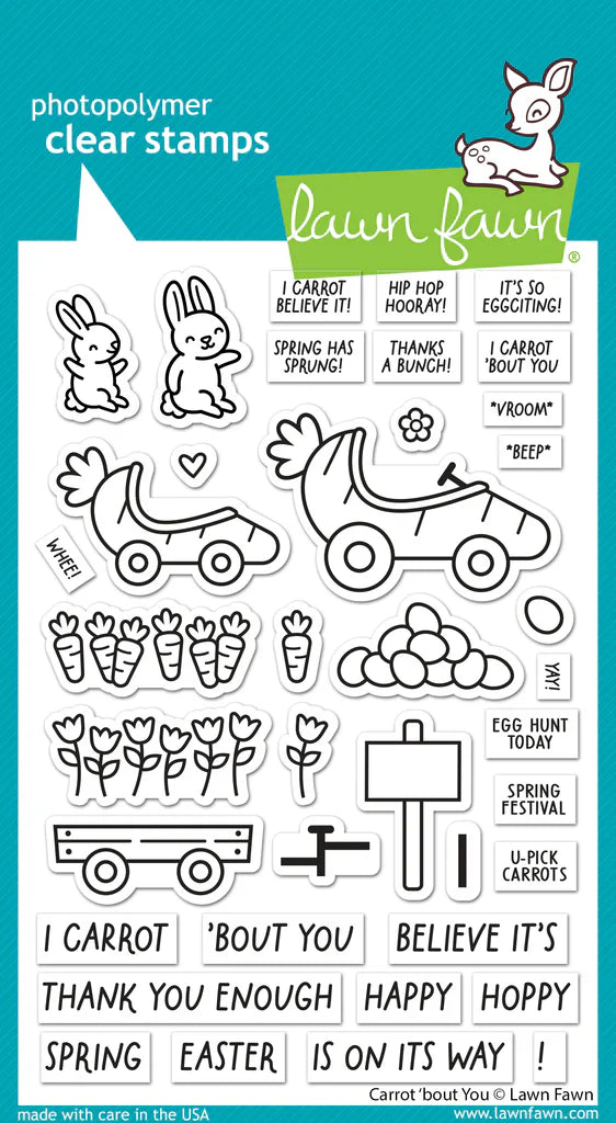 Carrot 'bout you Stamps and Dies Bundle by Lawn Fawn