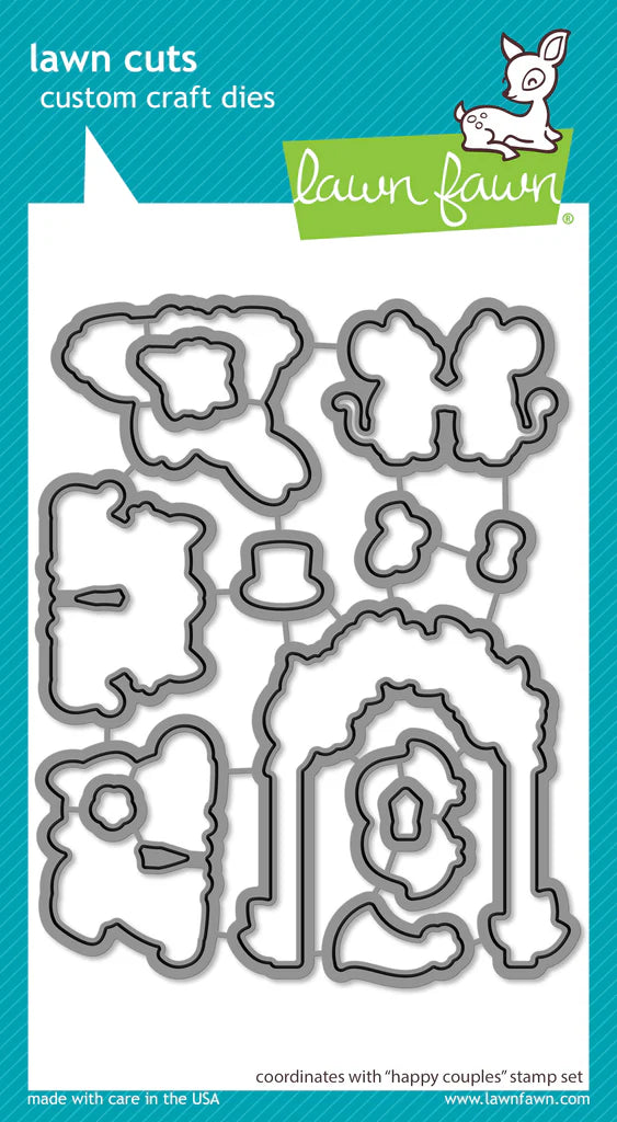 Happy Couple Stamps and Dies Bundle by Lawn Fawn