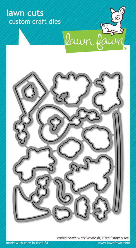 Whoosh, kites! Stamps and Dies Bundle by Lawn Fawn