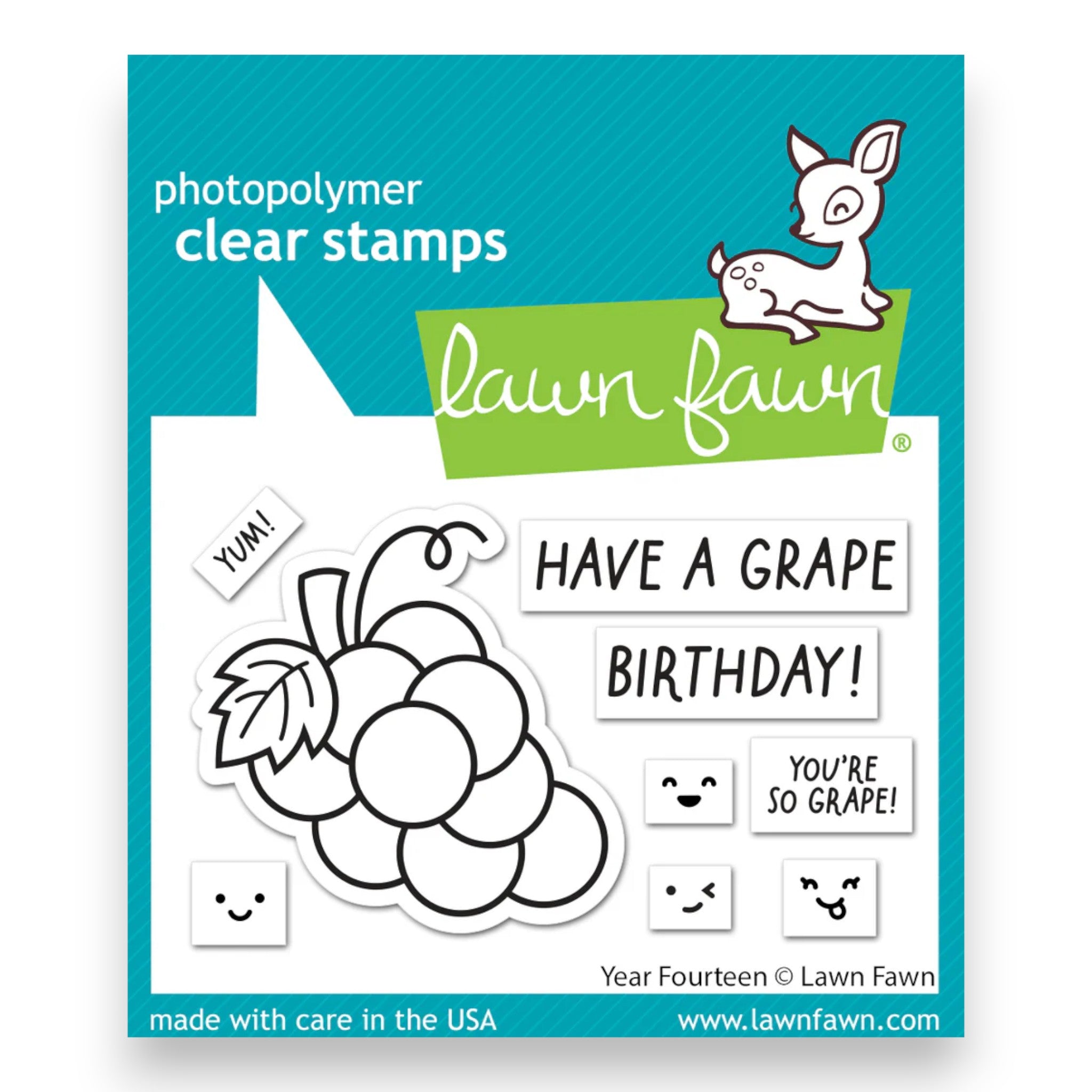 Year fourteen Stamps and Dies Bundle by Lawn Fawn