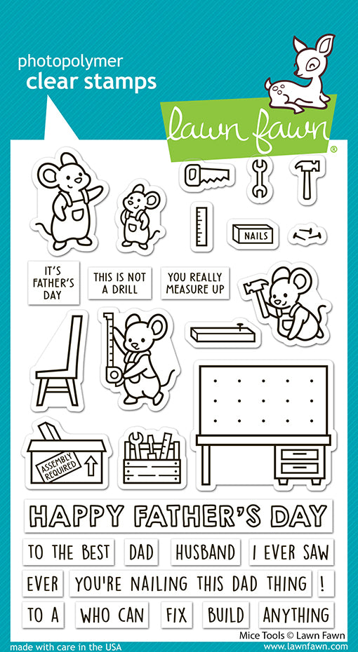 Mice Tools Stamps by Lawn Fawn