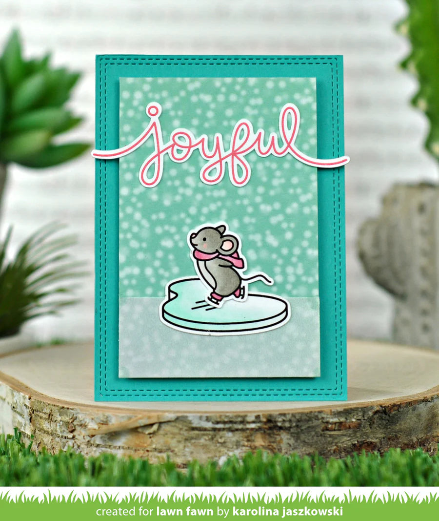 Mice On Ice Stamps by Lawn Fawn