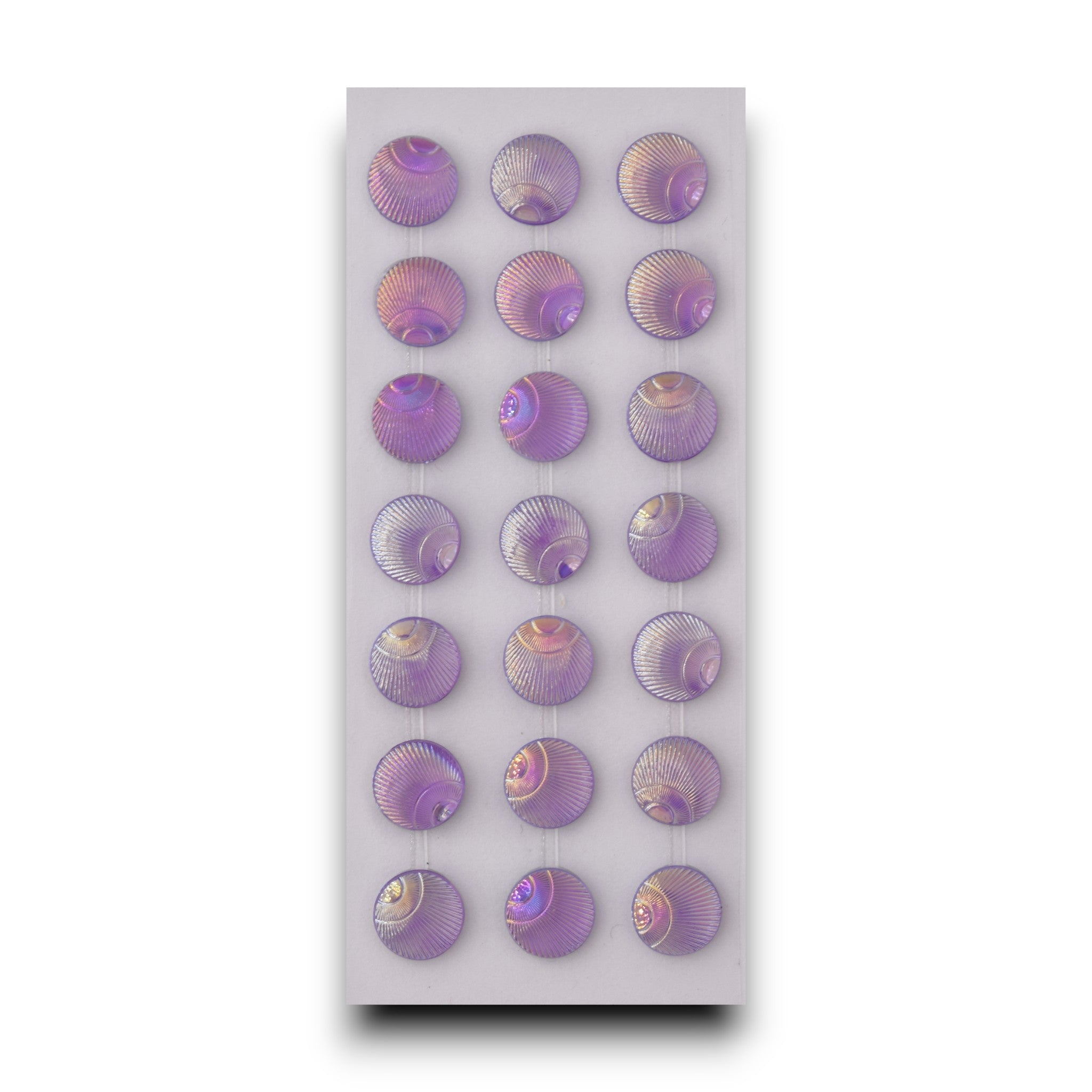 Purple Iridescent Seashell Gems