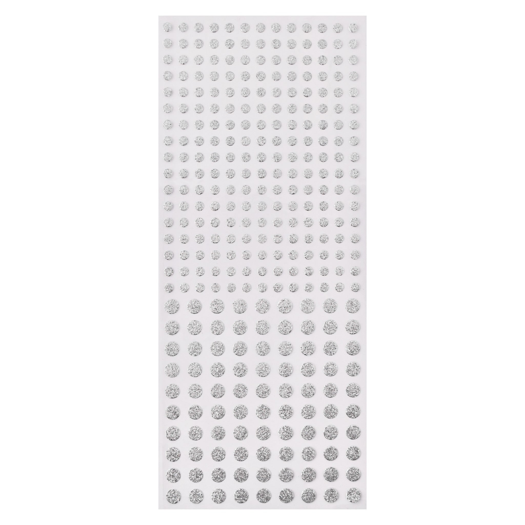 LFL Silver Glitter Dot Stickers