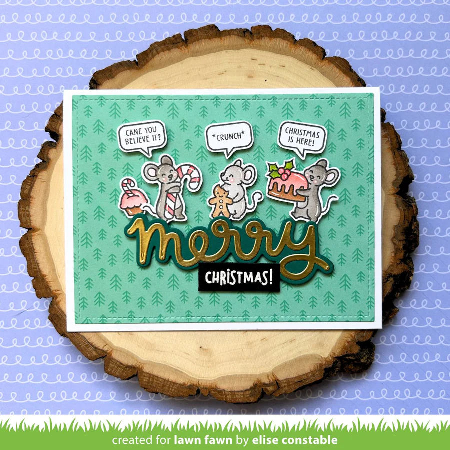 Sweet Christmas Mice by Lawn Fawn