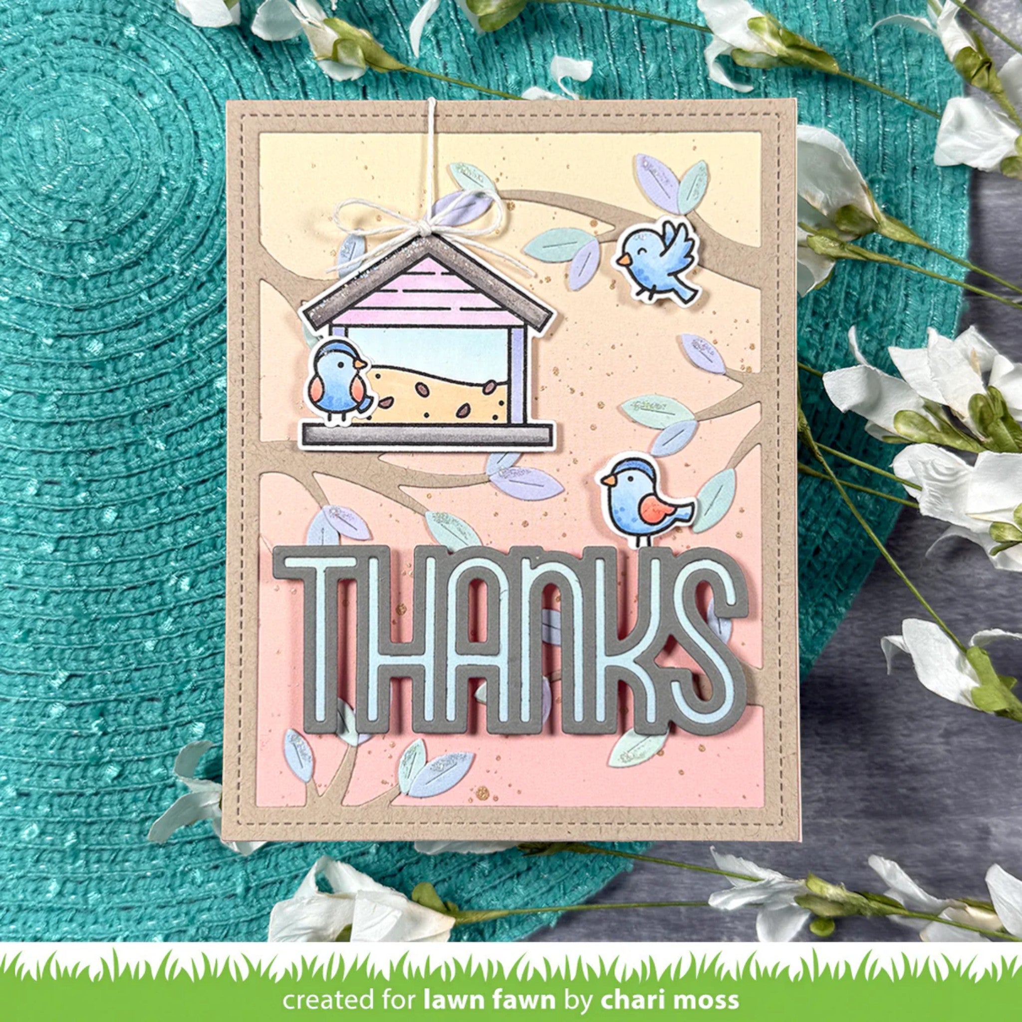 Tree Branches Backdrop Portrait Dies by Lawn Fawn