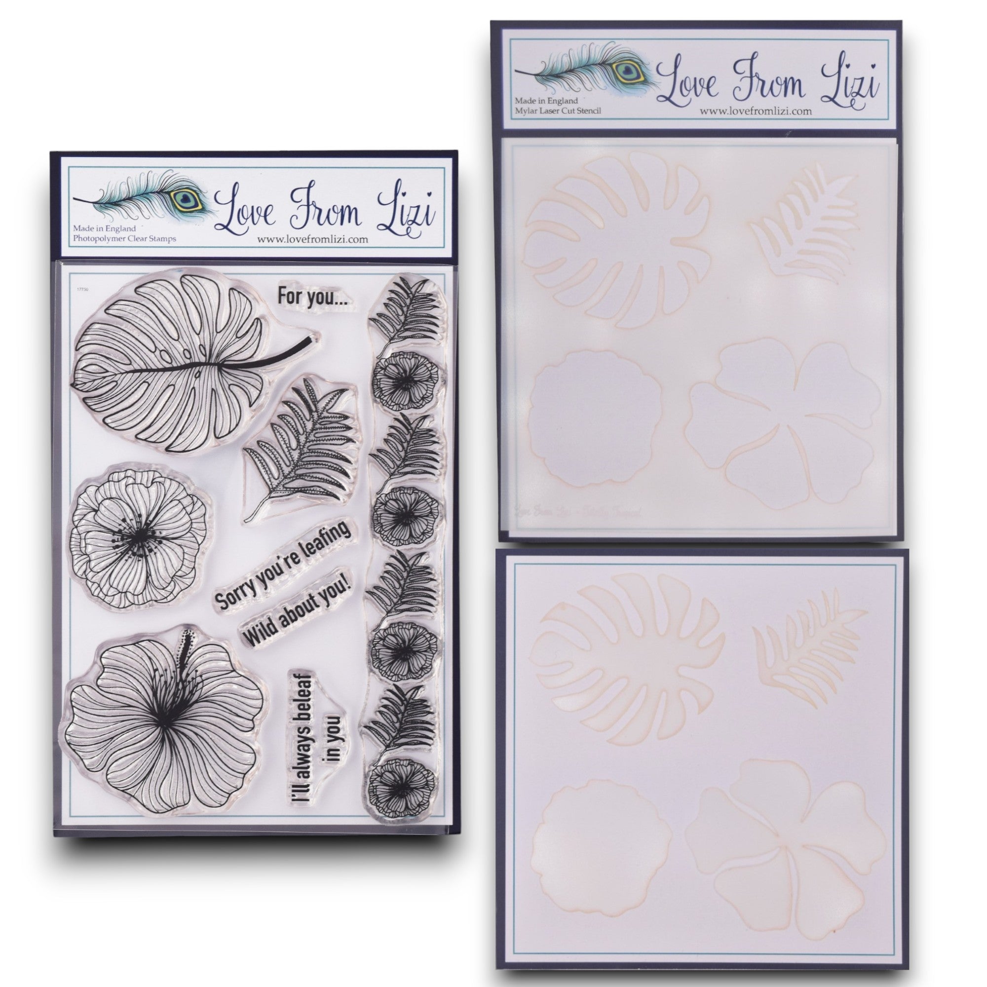 Totally Tropical - Stamp And Stencil Bundle