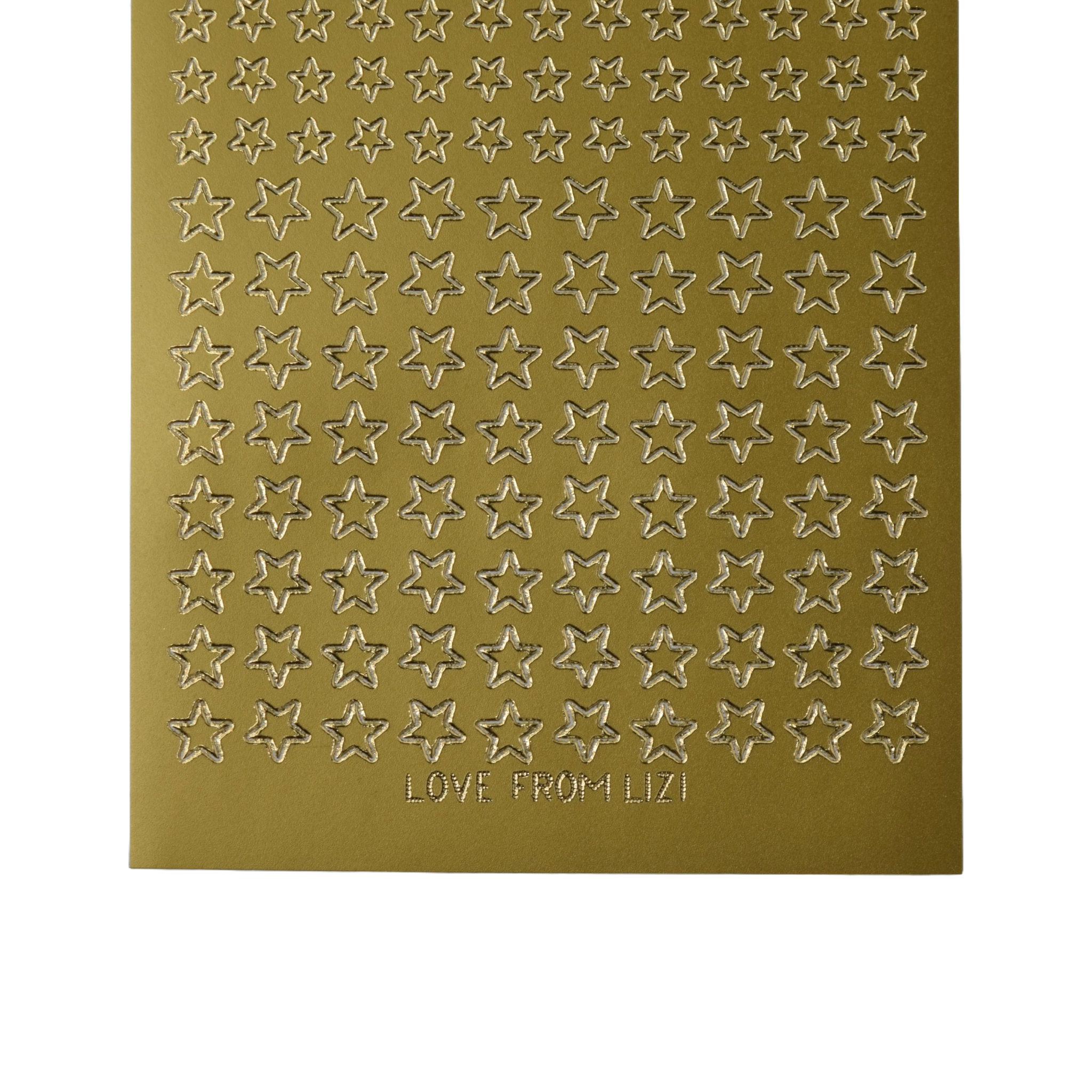 Mini Stars Gold Peel-Off Stickers