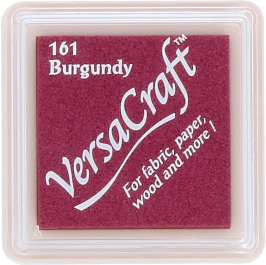 Burgundy Red VersaCraft Mini Ink Pad