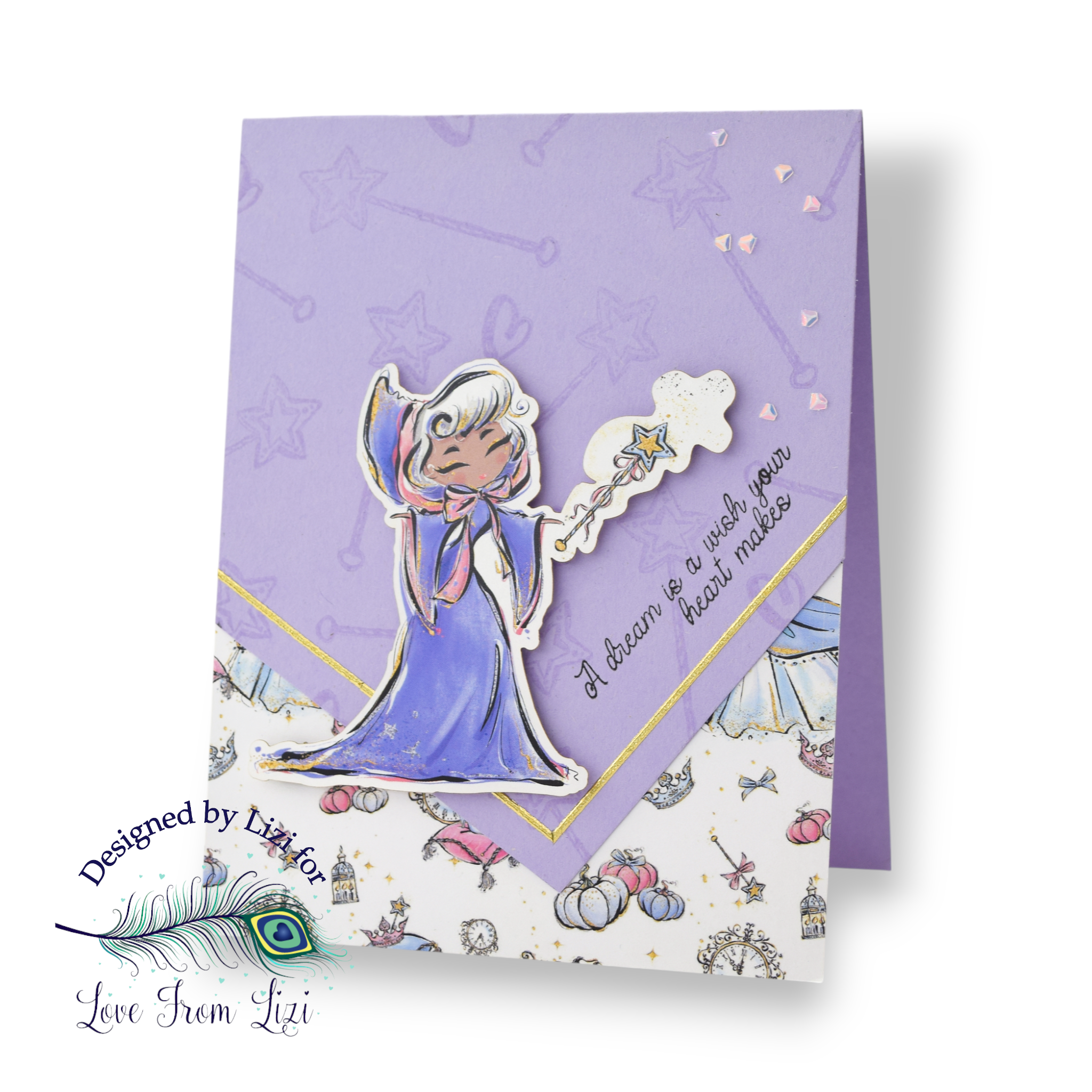LFL June 25 Card Kit - The Crystal Slipper