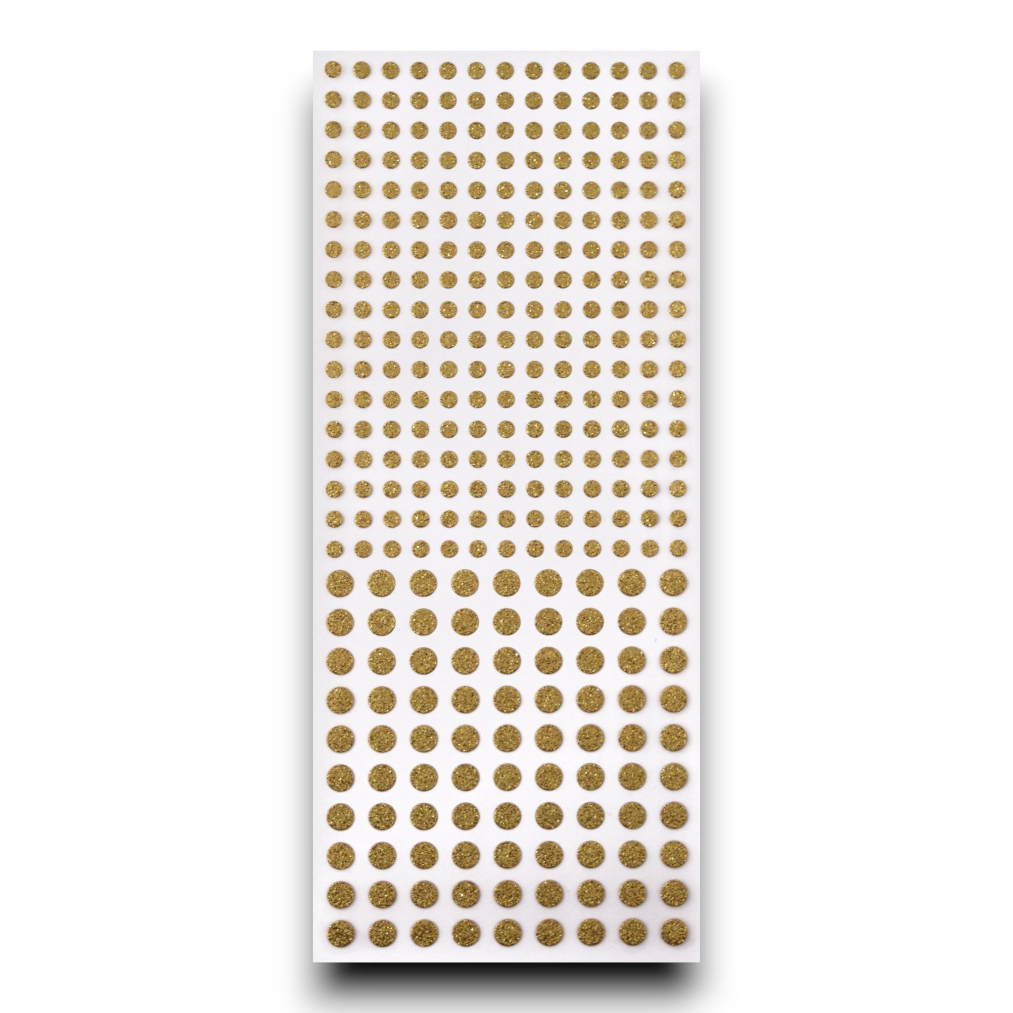 LFL Gold Glitter Dot Stickers