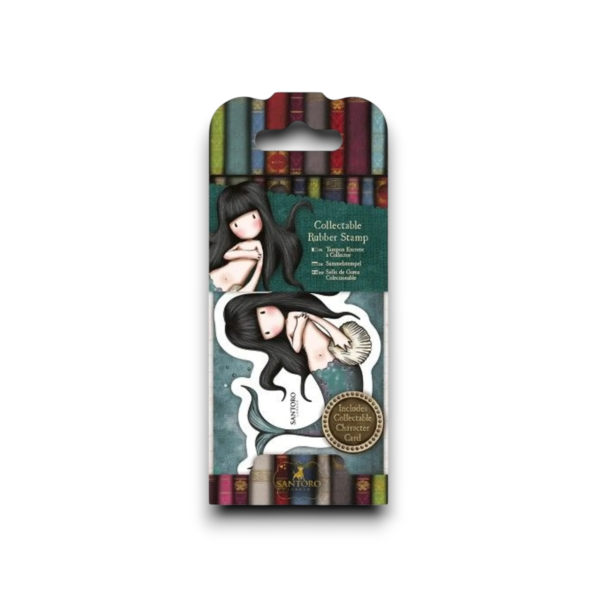 Santoro Rubber Stamp - Awashed Mini