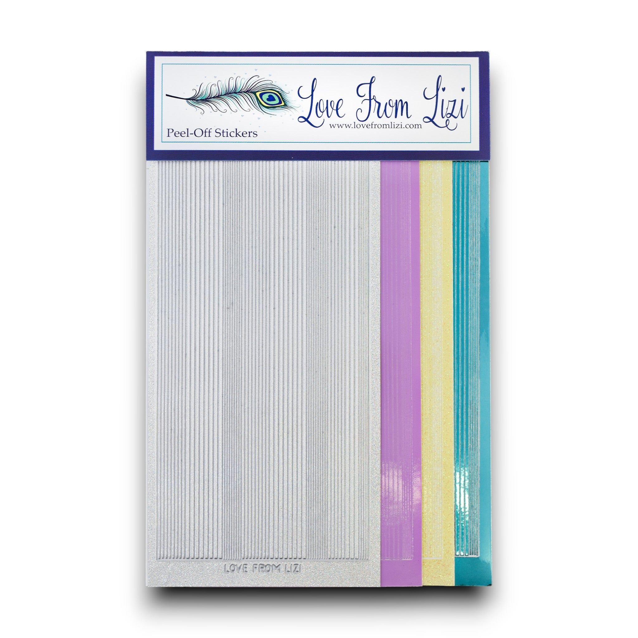 Make A Wish - Pin Stripe Peel-Off 4 Pack