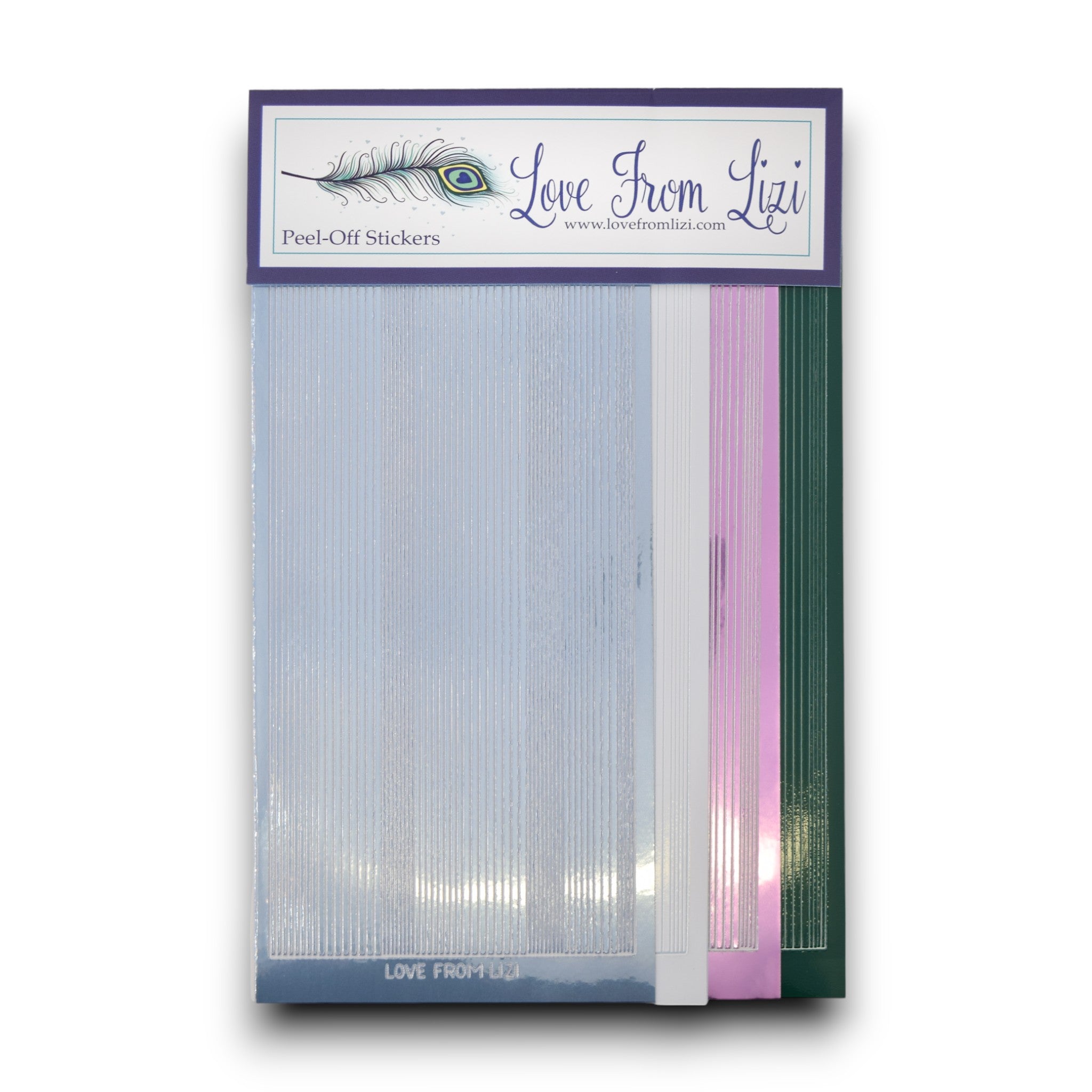 Rise And Shine - Pin Stripe Peel-Off 4 Pack