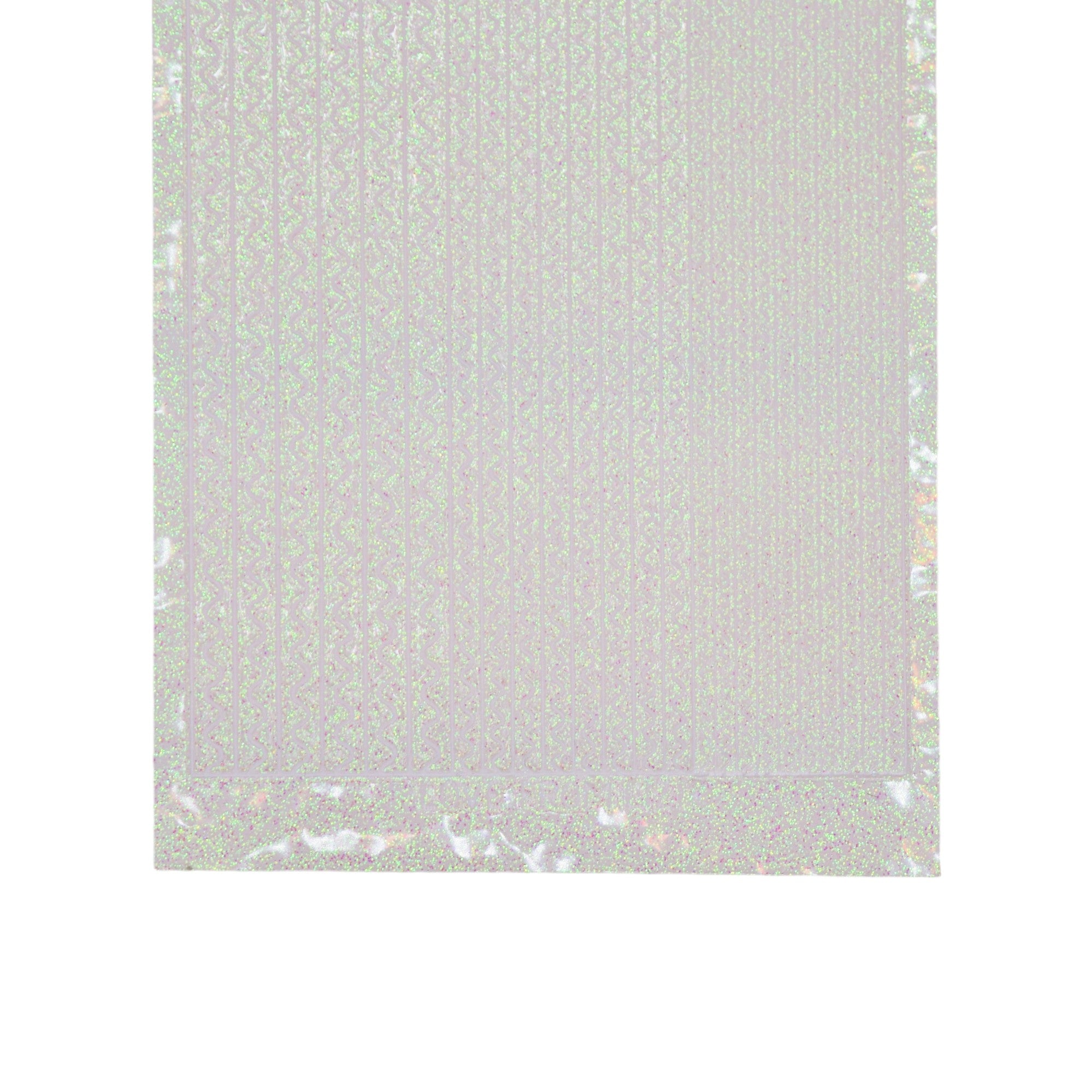 Sway Clear Iridescent Glitter Peel-Off Stickers